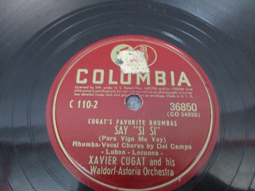 Xavier cugat say si - -, "si"